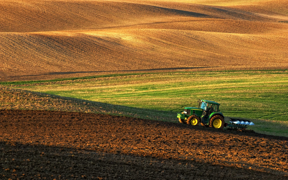 Tractor Plowing