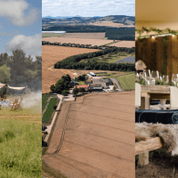 event marquees and fields at The Rhynd