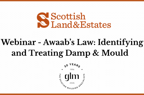 Webinar placecard with GLM logo