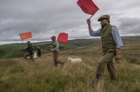 Preparations for the grouse season in the Lammermuir Hills, 7 August 2020