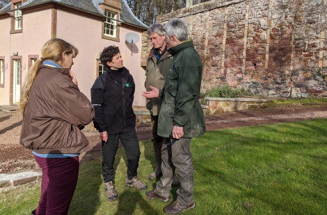 Fact-finding visit for rural minister to Scottish estate