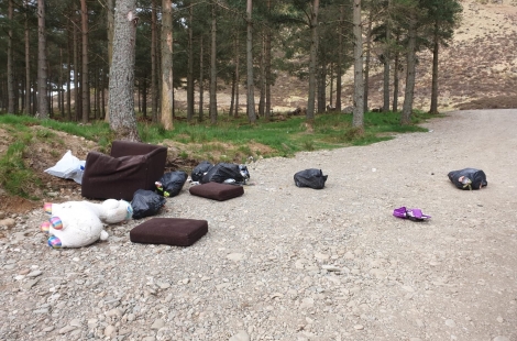 Scottish Government asked to step in as bin bag of human faeces found among illegally dumped rubbish