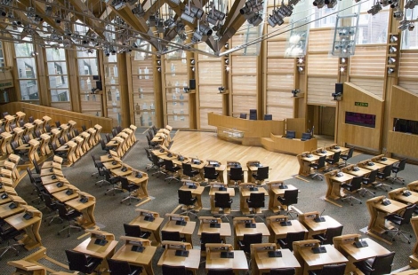 Chamber of the Scottish Parliament