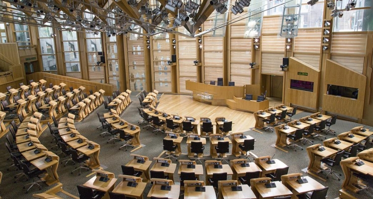 Chamber of the Scottish Parliament